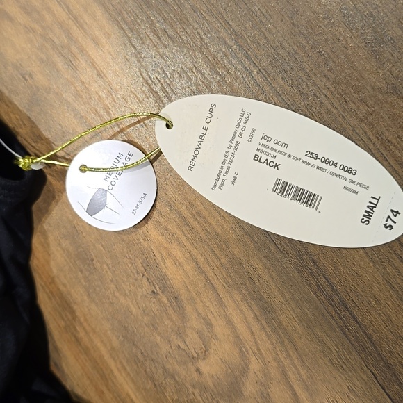 Mynah - Stylish Black One Piece Swimsuit with Tie​​ - Picture 12 of 12